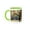 Green/White, variant on 3drose, California, Yosemite, California Black Oak Tree, 15oz Mug