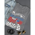 thumbnail image 3 of Always Red White Blue T-Shirt Women -Image by Shutterstock, Female Large, 3 of 4