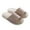 B, variant on Men And Women Comfort Linen Slippers Washable Flat Open-Toe Indoor Shoes with Non-Slip Sole