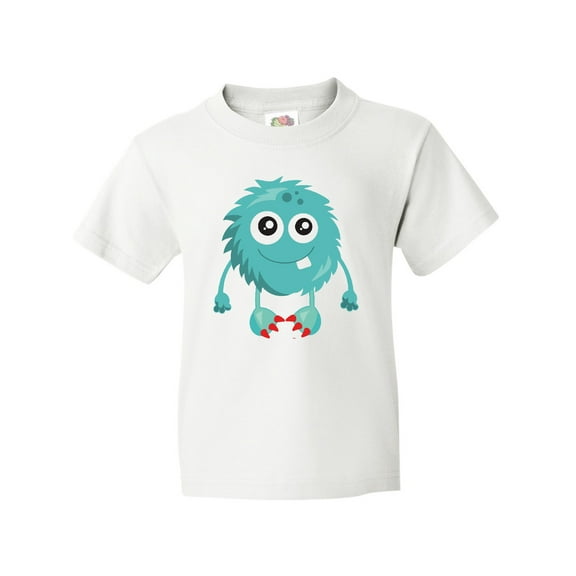Inktastic Furry Monster, Blue Monster, Cute Monster, Silly Youth T-Shirt