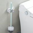 thumbnail image 4 of 2 Pcs 1.85*4.68 Inch Mop Holder Wall Mounted Holder Broom & Mop Grippers Self Adhesive Acrylonitrile Butadiene Styrene No Drilling Super Anti-Slip Broom and Dustpan Hanger Wall Mount Mops Rakes Holder, 4 of 6