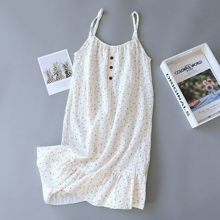 

CoCopeaunt Pajamas Set 2 Piece Summer Gauze Cotton Ladies sleepwear Sexy Lingerie Pyjamas Sleeveless SleepTops And Shorts Sleepwear Suit