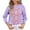 Purple, variant on Sweaters For Women Sevevn Womens Knitted Pullover Bow Sweater Long Sleeve Crewneck Casual Bow Top