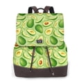 thumbnail image 1 of Fotbe Green Avocado Mochila Bolso con Estampado para Mujer, Mochila Antirrobo de Nylon Impermeable, Bolsa Ligera de Hombro, 1 of 4