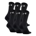 thumbnail image 1 of Camiseta Under Armour UA Charged Cotton 2.0 Crew, paquete de 6, negra, 1 of 4
