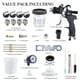 thumbnail image 4 of Pistola pulverizadora Zeinlenx HVLP de 600 ml con 10 vasos desechables, 4 of 9