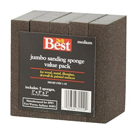 Do it Best All-Purpose Sanding Sponge (Best Paint For Cinder Block)