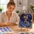 thumbnail image 5 of DIY Zodiac Diamond Painting Art Kit For Adults, Full Set Of Craft Supplies, Sparkling Gem Art Project, Excellent Hand‑Craft Activity For Creative Enthusiasts(Aquarius), 5 of 7
