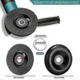 thumbnail image 1 of 2 Pack Wood Grinding Wheel for Angle Grinder 125mm Wooden Carvings Wood Milling Cutter of the Milli, 1 of 4