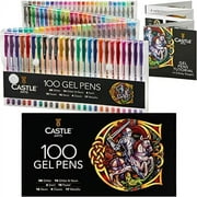 Castle Art Supplies 100 Gel Pens Set with Case for Adults Artists