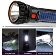 thumbnail image 5 of Solar/Rechargeable Multi Function LED Flashlight,Waterproof,with Emergency Strobe Light,USB Charging, 5 of 5