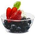 thumbnail image 4 of JoyServe Clear Mini Plastic Bowls - (Bulk 100 Pack) 6 Oz Disposable Premium Hard Plastic Dessert Bowls for Serving, Weddings, Catering, Parties, Salsa, Home or Event Party Supplies, 4 of 7