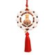 thumbnail image 5 of Colgante de madera de Buda para coche, decoración de la , suministros artesanales, colgante Feng Shui para decoración para espejo retrovisor, Borla roja mayimx Colgante de coche, 5 of 9