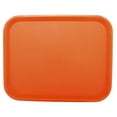 thumbnail image 3 of G.E.T. FT-18-O Cafeteria / Fast Food Plastic Tray, 14" x 18", Orange (Set of 12), 3 of 3