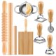 thumbnail image 1 of Gnocchi and Ravioli Making Tool Ravioli Stamp Set Handmade Pastas Set Rolling Pin Perfect for Family Baking Activities, 1 of 5