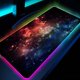 thumbnail image 1 of Alfombrilla de ratón RGB LED Lllumination para oficina, alfombrilla de ratón grande para Gamer Space Universe Gaming, teclado, ordenador, Anime, alfombrilla de escritorio para CSGO LIUWENJING unisex, 1 of 2