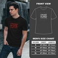 thumbnail image 4 of Greenyef Graphics I Paused My Game to Be Here Gamer Gift Funny Tee Men's T-Shirt Style-14 (Black & Red, Medium), 4 of 6