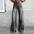 thumbnail image 4 of ZenCart Women's Baggy Jeans High Waist Wide Leg Denim Pants Casual Loose Straight Leg Trousers for Street Work, 4 of 8