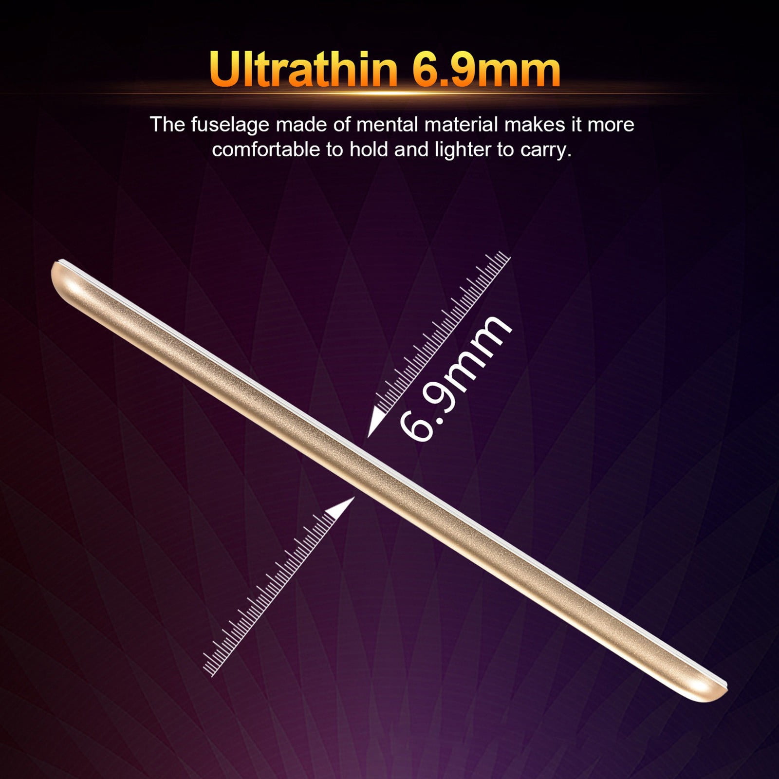 10.1-inch Android Tablet, Octa-Core Processor, 1GB RAM, 16GB Storage, WiFi, Bluetooth, GPS, 0.3MP Front & 2MP Rear Camera