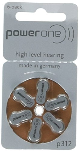 240 x Size p312 PowerOne Hearing Aid Batteries
