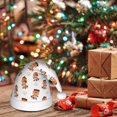 thumbnail image 6 of Fuzoiu Cute Little Pirate Red Panda Print Santa Hat Christmas Hat for Adults,Santa Hats with Pompom, Unisex Xmas Holiday Hat for Christmas New Year Festive Party Supplies, 6 of 6