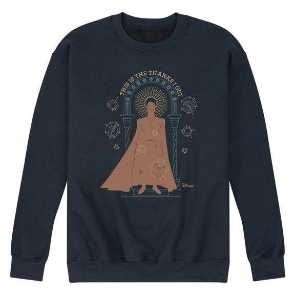 Disney Wish - This Is The Thanks I Get King - Men's Crew Neck Fleece Pullover