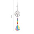 thumbnail image 2 of Adorno de campanilla de viento de cristal Árbol de la vida Colgante de cuentas de colores Decoración del jardín del hogar Ehuebsd  Libre de BPA, 2 of 6