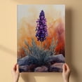 thumbnail image 3 of Lavender Flower Canvas Wall Art 8x12 inches - Soft Cottagecore Vintage Lavender Flower Watercolor Canvas Art for Interior, 3 of 5