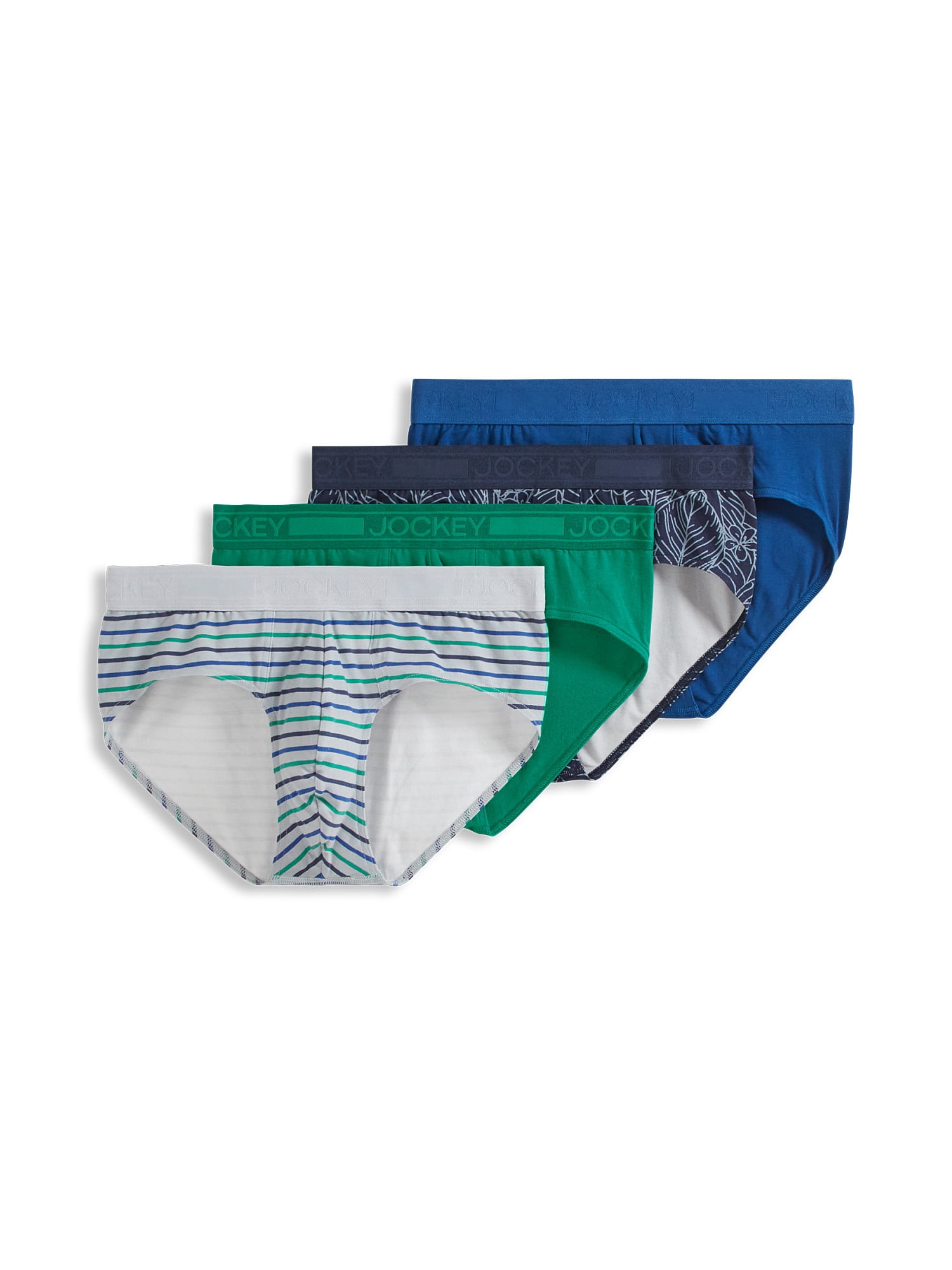 Jockey Essentials Cotton Stretch Men's 4 Pack Brief