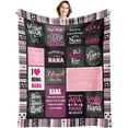 thumbnail image 1 of LHSHID Nana Gifts Nana Birthday Gifts Best Nana Ever Blanket Nana Gifts from Grandkids Nana Gifts from Granddaughter Grandma Birthday Gifts for Nana Grandma Throw Blanket, 1 of 8