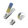 thumbnail image 3 of Unique Bargains 6 Pcs Round Tail Nail Clippers Set Toenail Clippers Yellow Blue, 3 of 5