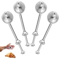 thumbnail image 1 of 4 Pieces Dusting Wands for Baking, Flour or Powder Sugar Shaker Duster, Stainless Steel Dusting Wand with Easily One-Handed Operation Handle for Sugar Flour and Spices, 1 of 8