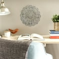 thumbnail image 2 of Small Gray Medallion Wall Decor, 2 of 2