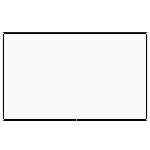 1 juego de cortina de proyección plegable portátil para exteriores