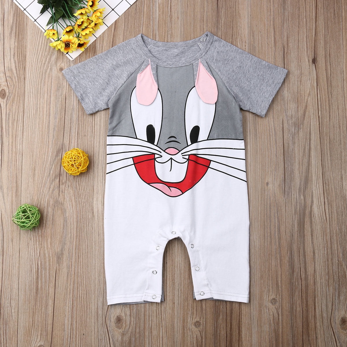 Newborn Infant Kids Baby Boy Girl Romper Bodysuit Jumpsuit Clothes Outfits US