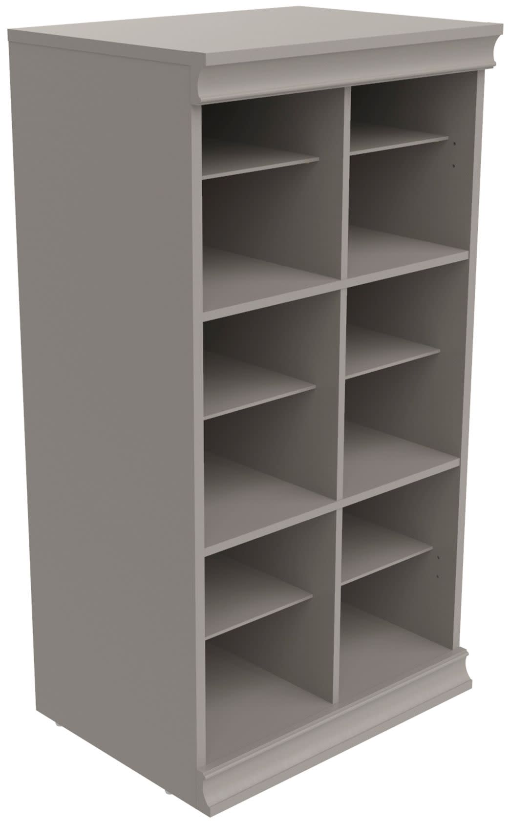 prepac shoe cubbie cabinet white on Closetmaid 21mc Ds Modular Closet System Adjustable Divided Shelf Unit Walmart Com Walmart Com