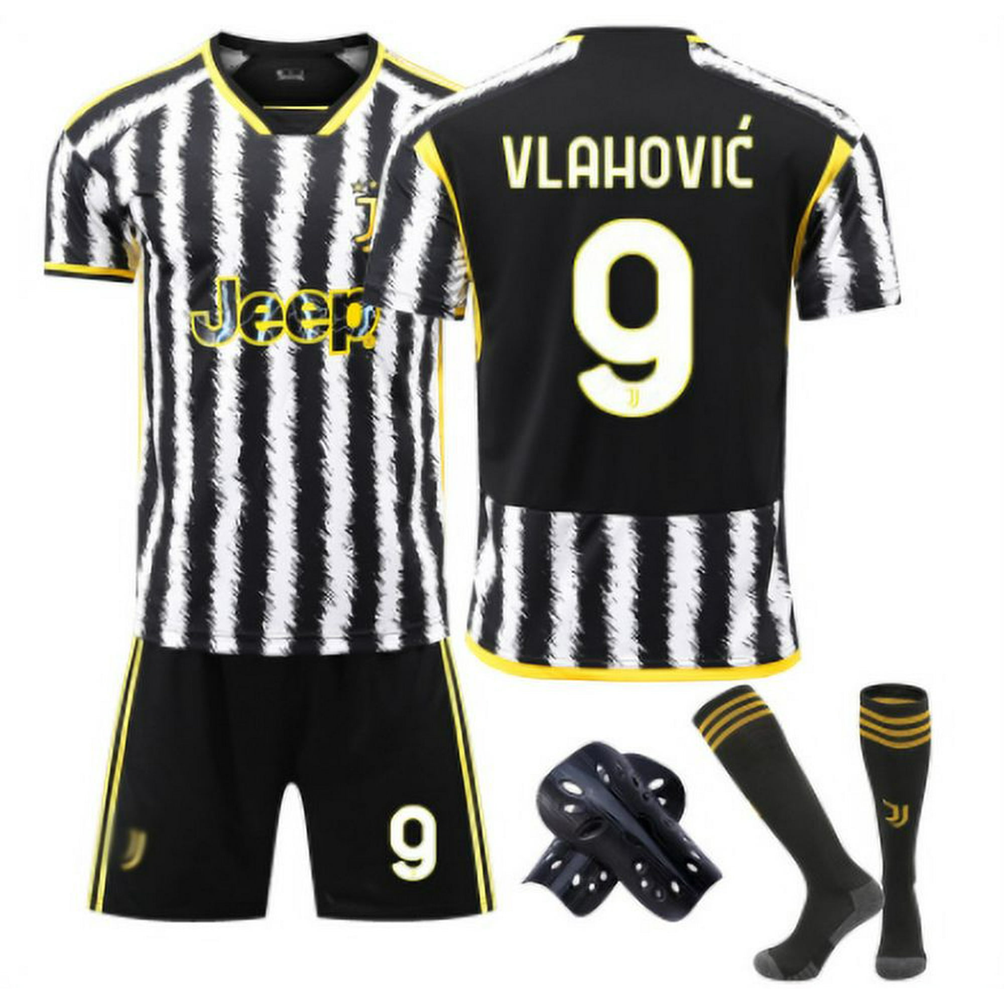 Men Women Unisex football Jersey suit Juventus Home VLAHOVIC