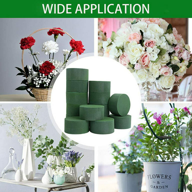 Round Wet Floral Foam for Florist Flower Arrangements (3.1 x 1.5 In, 15  Pack), PACK - Harris Teeter