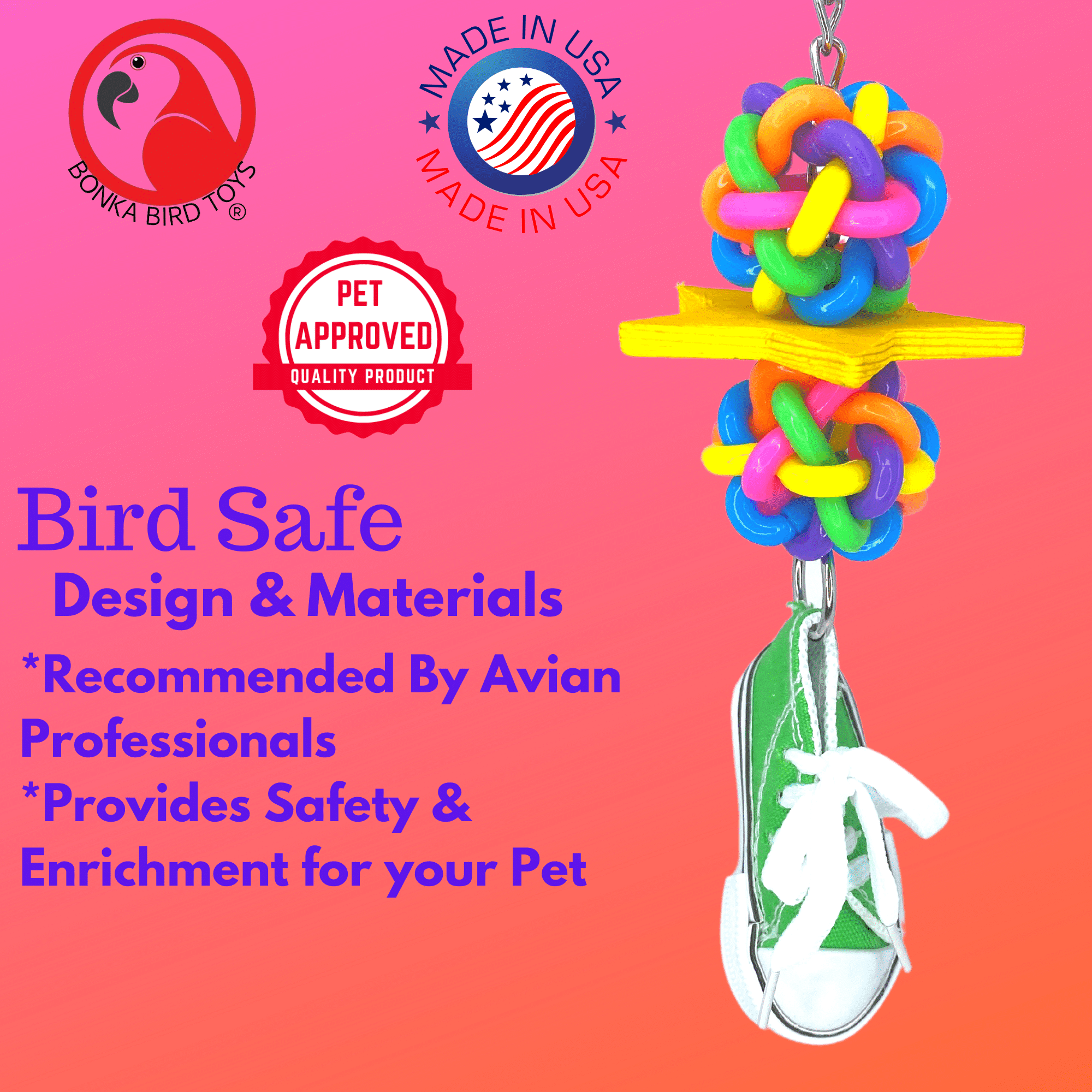 Bonka Bird Toys 1356 Star Sneaker