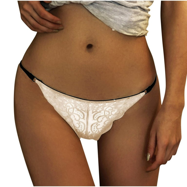 Lopecy-Sta Women Sexy Lace Underwear Lingerie Thongs Panties Ladies Hollow  Out Underwear Savings Clearance Womens Underwear Period Underwear for Women