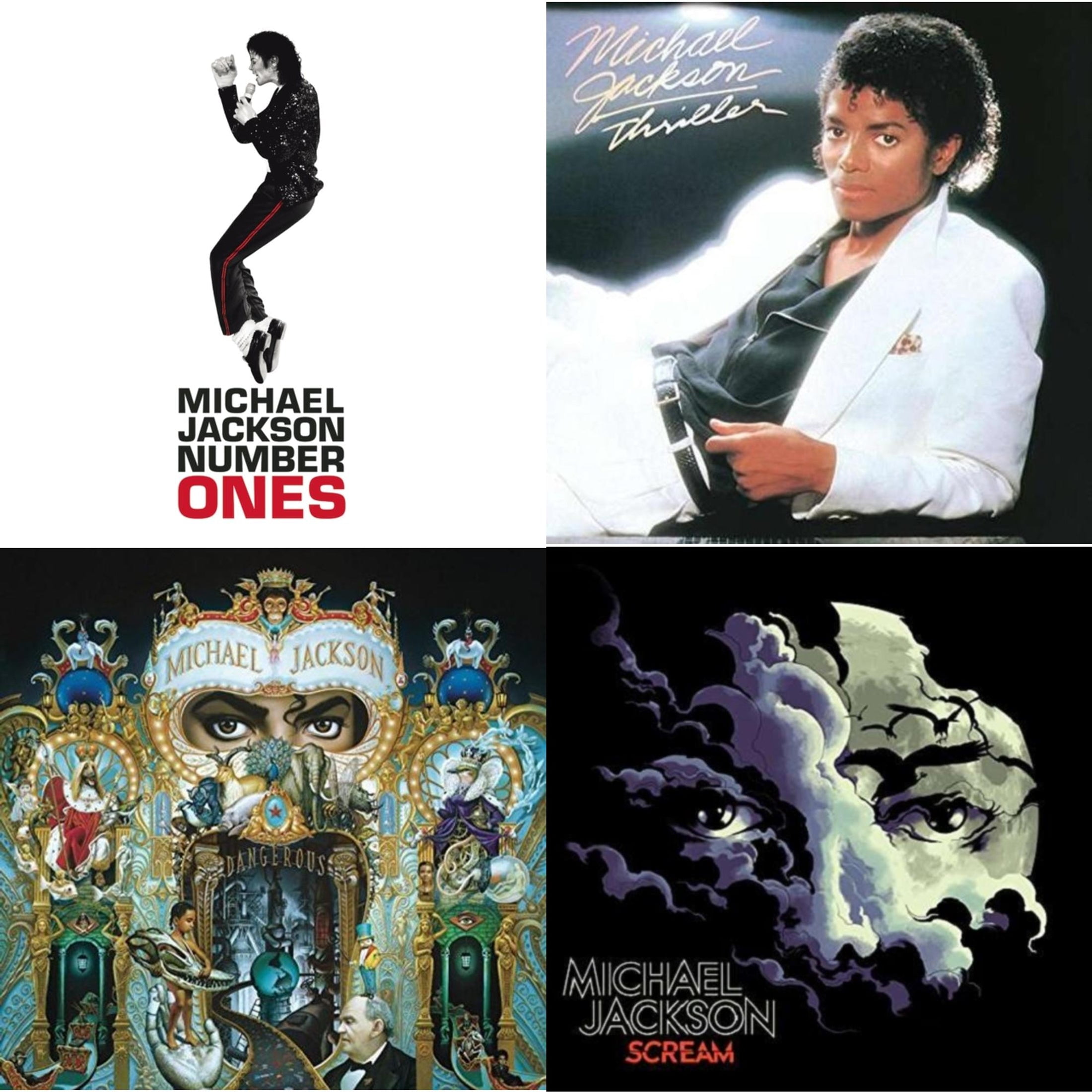 マイケルジャクソンDANGEROUS HISTORY NUMBERONESONE History: Past Present & Future Book 1 & Off The Wall & Thriller