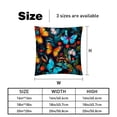 thumbnail image 5 of Butterfly Velvet Throw Pillow Covers Set with Unique Patterns - 16x16, 18x18, 20x20 Inches - 2 Throw Pillow Inserts & Covers for Any Occasion, 5 of 6