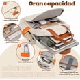 thumbnail image 3 of Mochila para Mujer, Bolsa de Tela Oxford con Correas Oculta Gruesa y Transpirable, Mochila para Portátil con Múltiples Compartimentos, 3 of 4