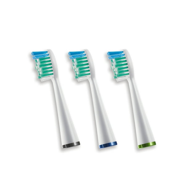 Waterpik Replacement Standard Brush Heads SRRB3W, 3 count Walmart