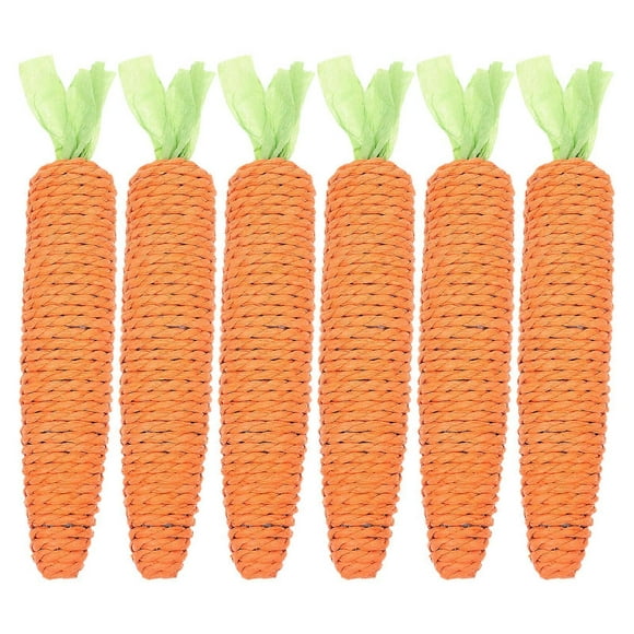 6 Pcs Teething Toys Puppies Easter Party Favor Rope Dog Chew Toys Cat Chew Toy Dog Rope Toy Dog Teething Toys