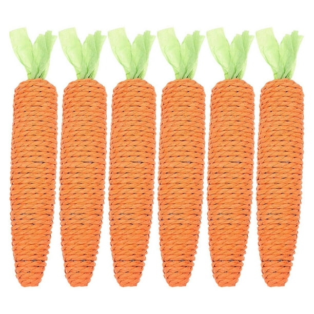 6 Pcs Teething Toys Puppies Easter Party Favor Rope Dog Chew Toys Cat Chew Toy Dog Rope Toy Dog Teething Toys