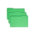 thumbnail image 1 of Carpeta de archivos SMEAD con lengüeta cortada de 1/3, tamaño legal, verde x100, 1 of 7