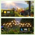 thumbnail image 7 of 2 Pack Solar Garden Lights, JVMU 8 LED Waterproof Wind Dancing Swaying Bulbs, Outdoor Garden Warm White Lamp, 7 of 7