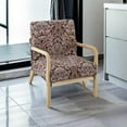 thumbnail image 2 of Housse de Chaise Moderne Mi-Siècle Imprimée Extensible pour Fauteuil de Lecture Housses de Chaise de Salon (Fleur), 2 of 6