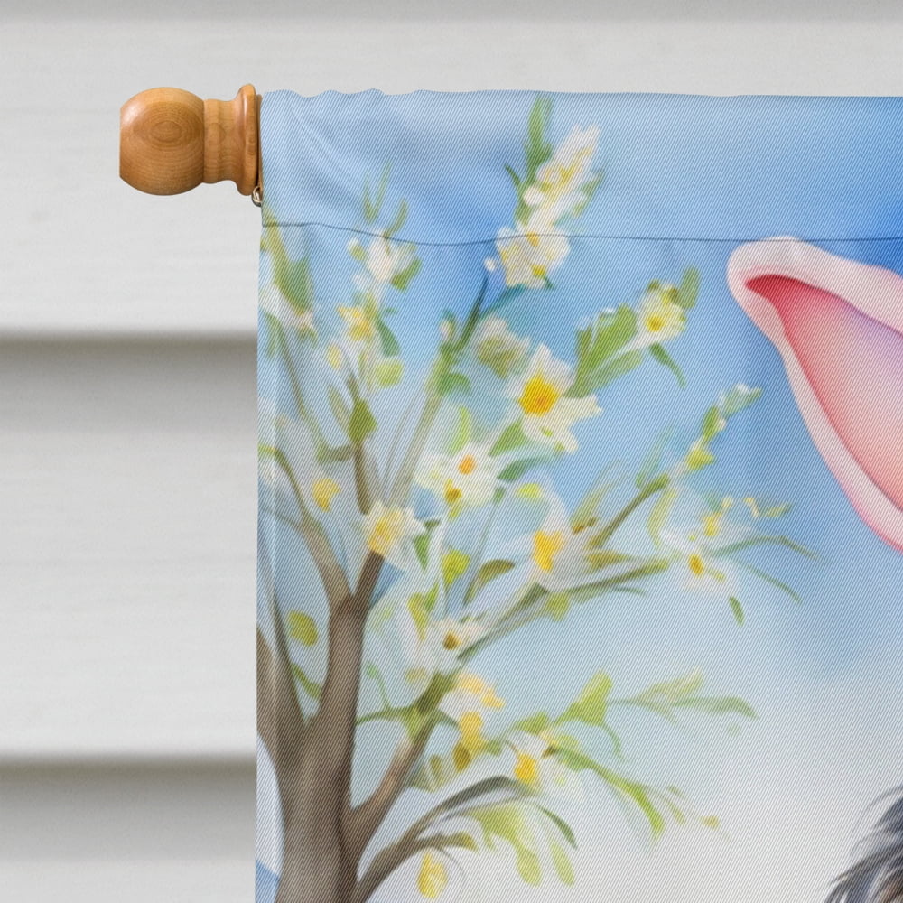 Gordon Setter Easter Egg Hunt House Flag 28 in x 40 in